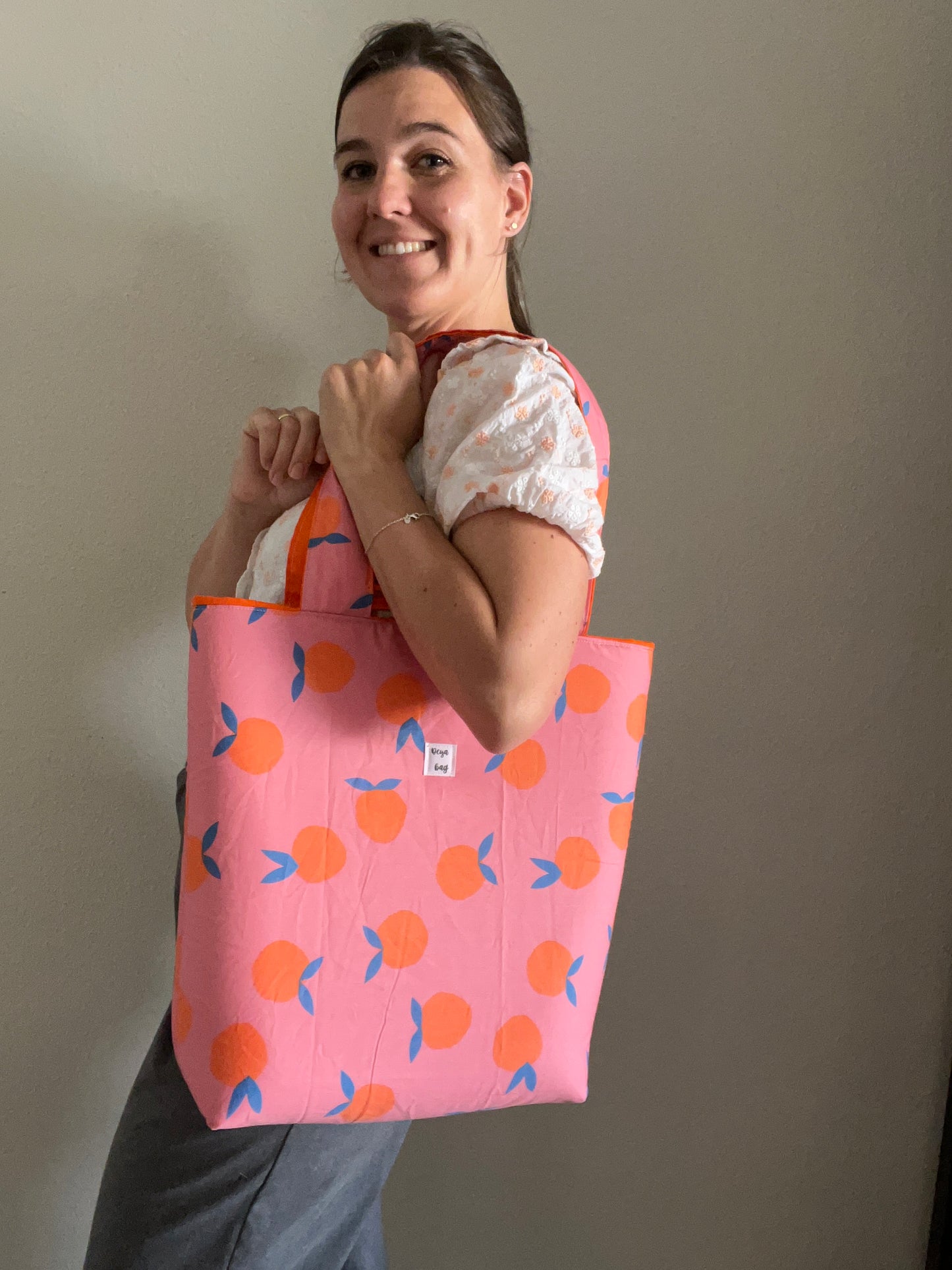 Tote bag verano naranjas